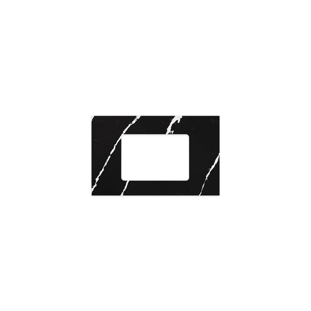 Fienza - Silica Free Stone Top, Rectangular Full Depth - Single Undermount