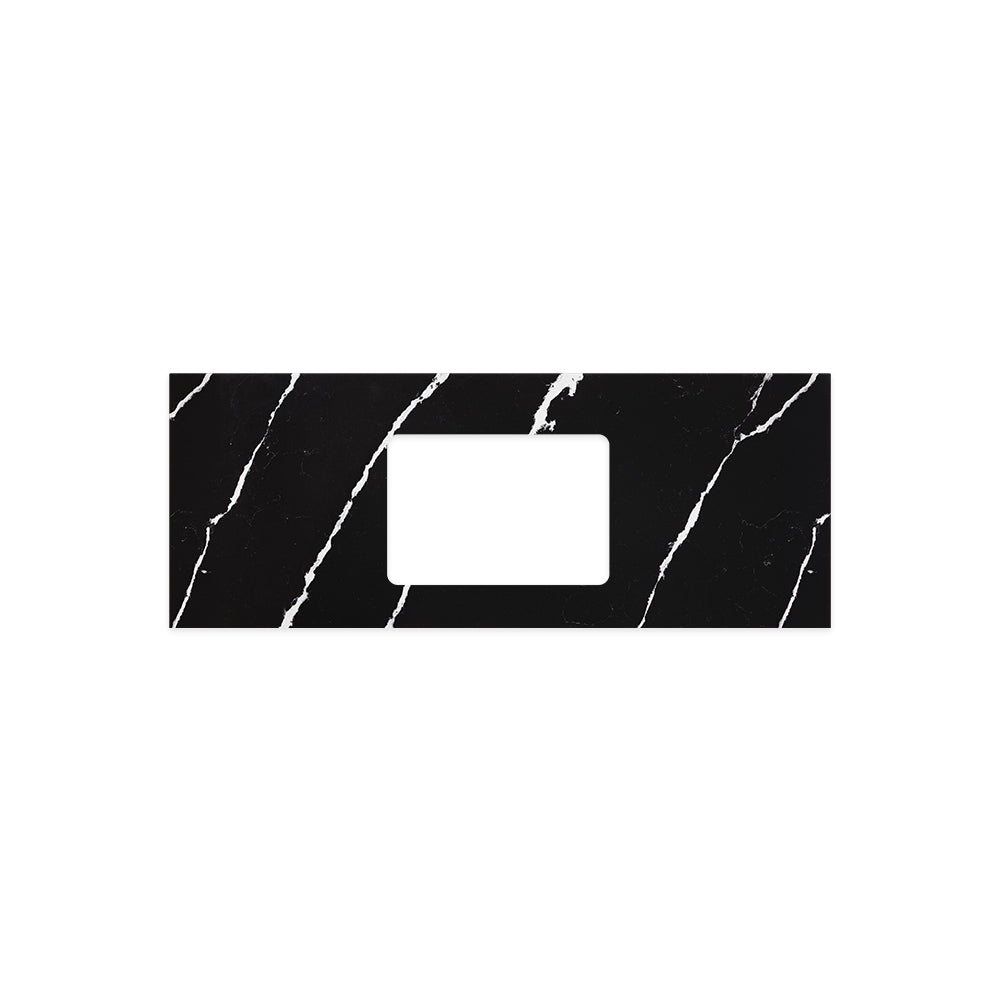 Fienza - Silica Free Stone Top, Rectangular Full Depth - Single Undermount