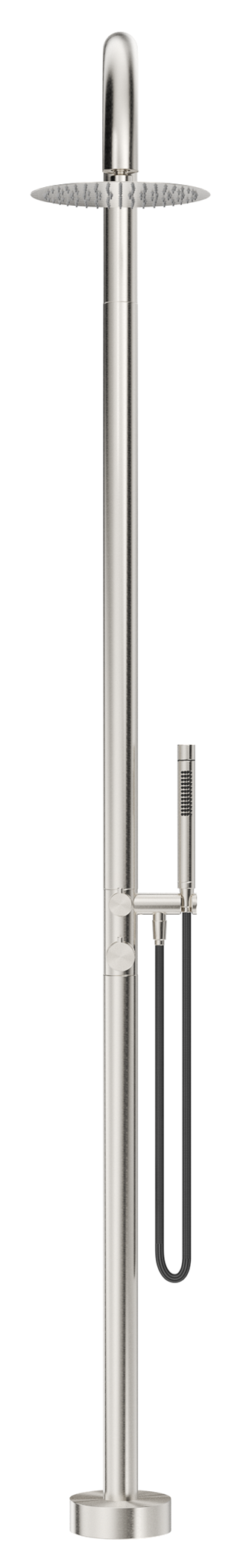 Bella Vista Mica Gooseneck Freestanding Outdoor Shower