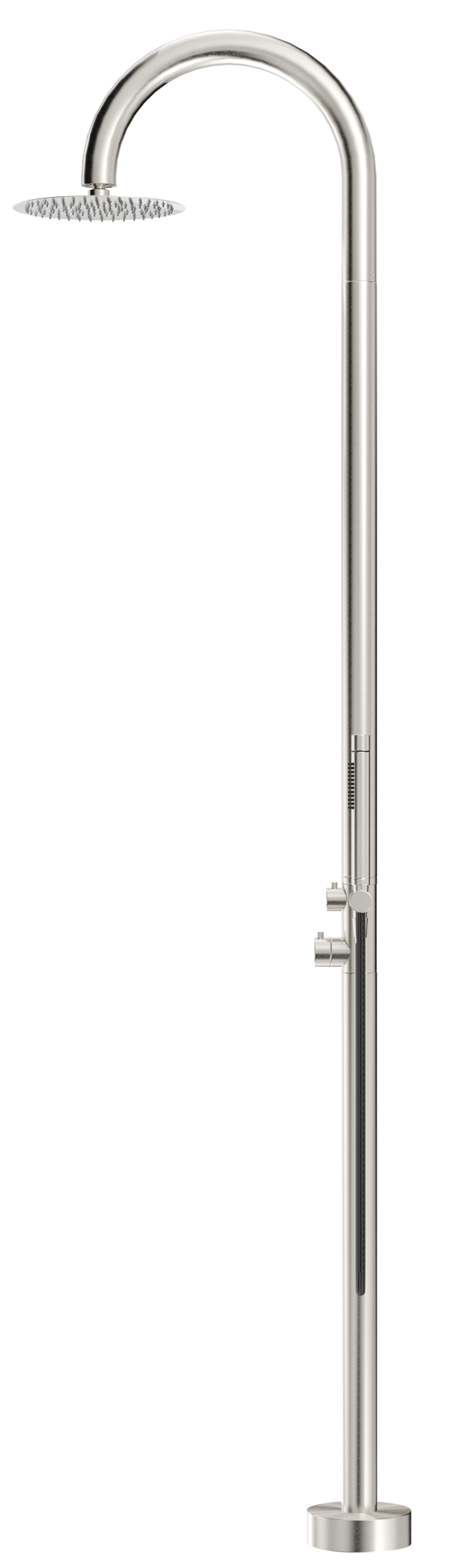 Bella Vista Mica Gooseneck Freestanding Outdoor Shower