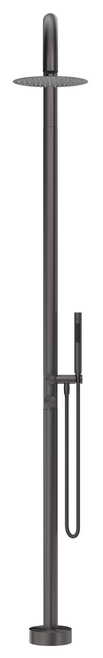 Bella Vista Mica Gooseneck Freestanding Outdoor Shower