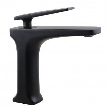 Square Black Basin Mixer