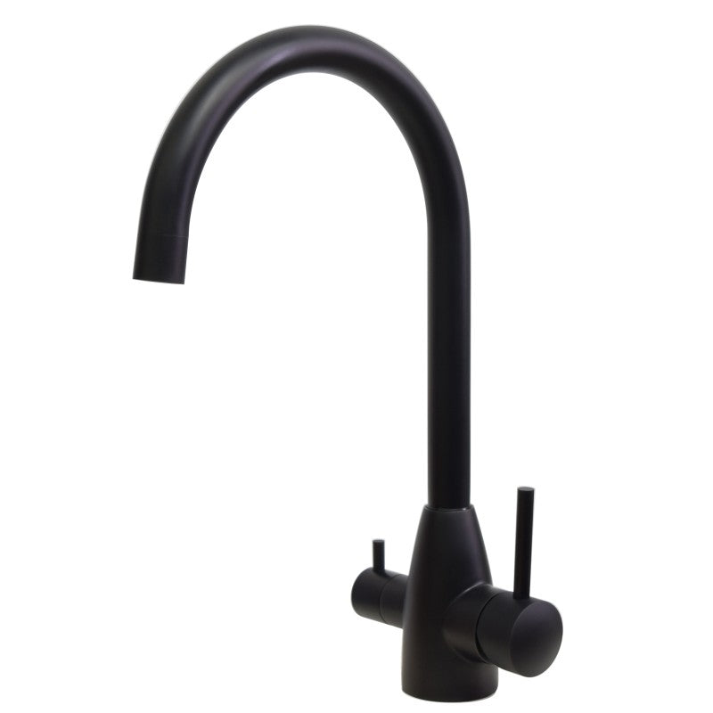 Aquaperla 3 Way Pure Drinking Water Hot & Cold Swivel Spout Kitchen Mixer