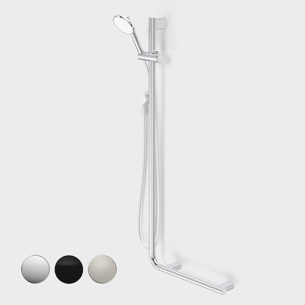 Caroma Opal® Support VJet Shower with 90 Degree Rail - Left and Right