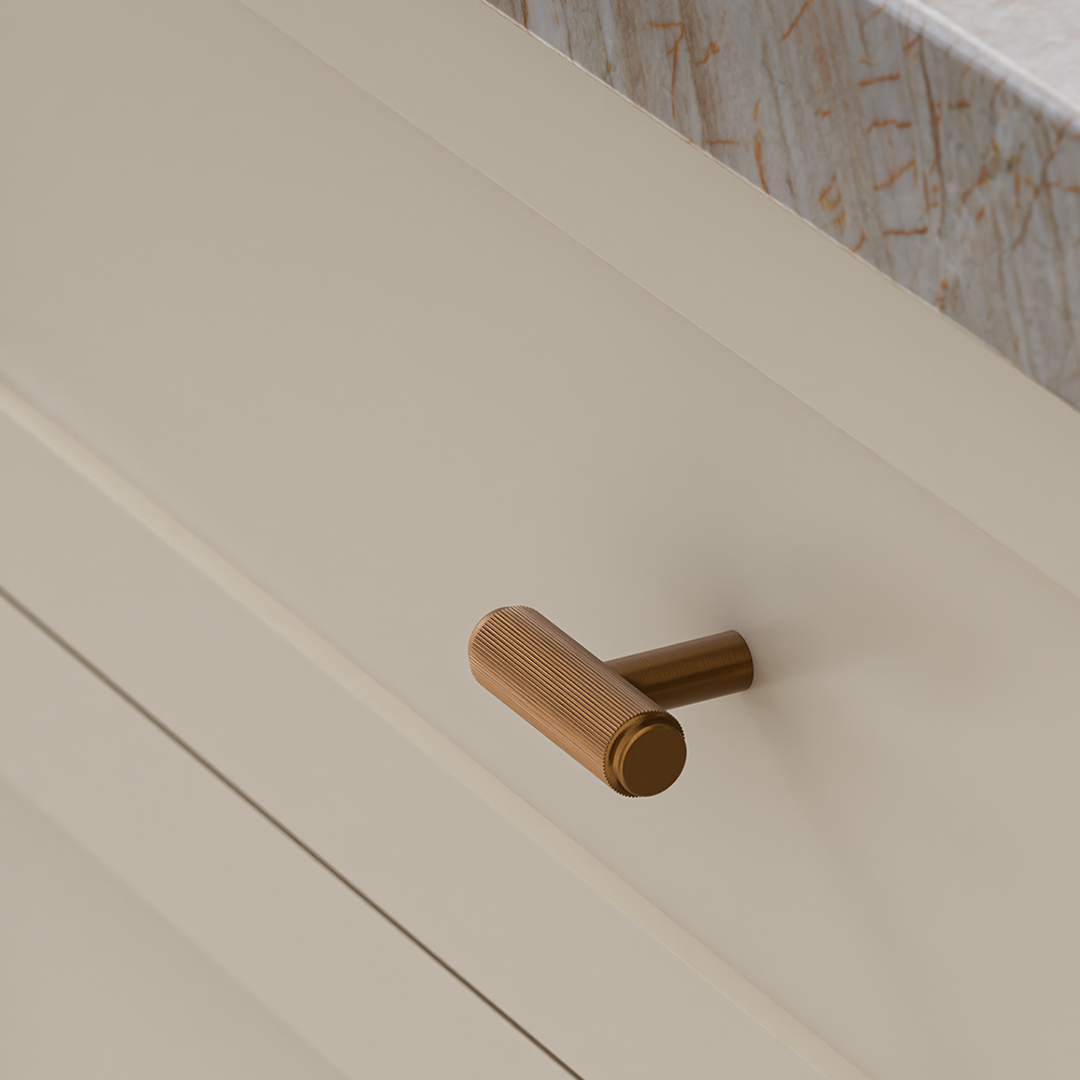 Meir Oppen T-Pull Cabinet Handle (Brushed)