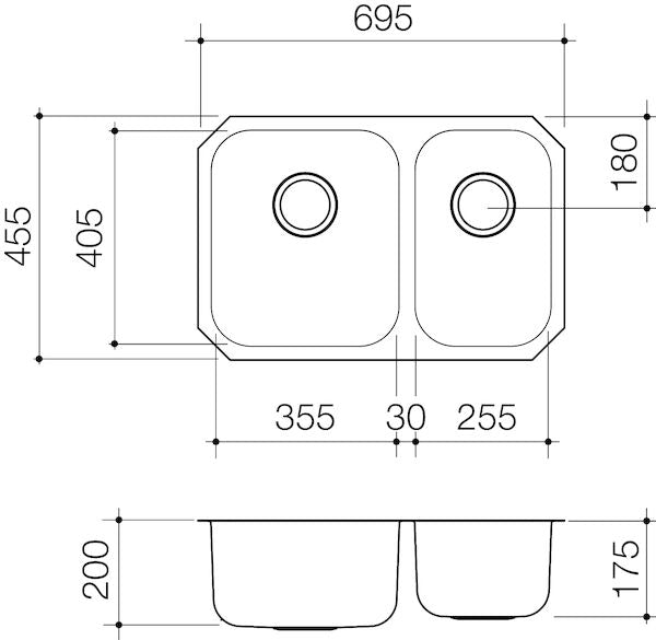 Clark Polar 1.5 Bowl Undermount