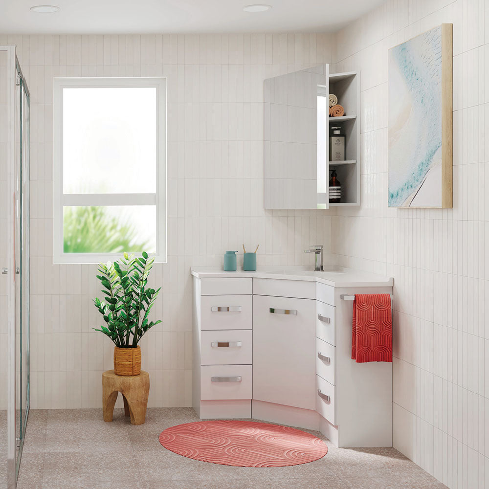 Fienza Corner Mirror Cabinet