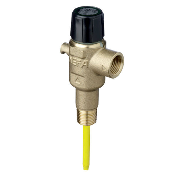 NEFA PRESSURE &amp; TEMPERATURE VALVE1000KPA 15MM EXTENDED