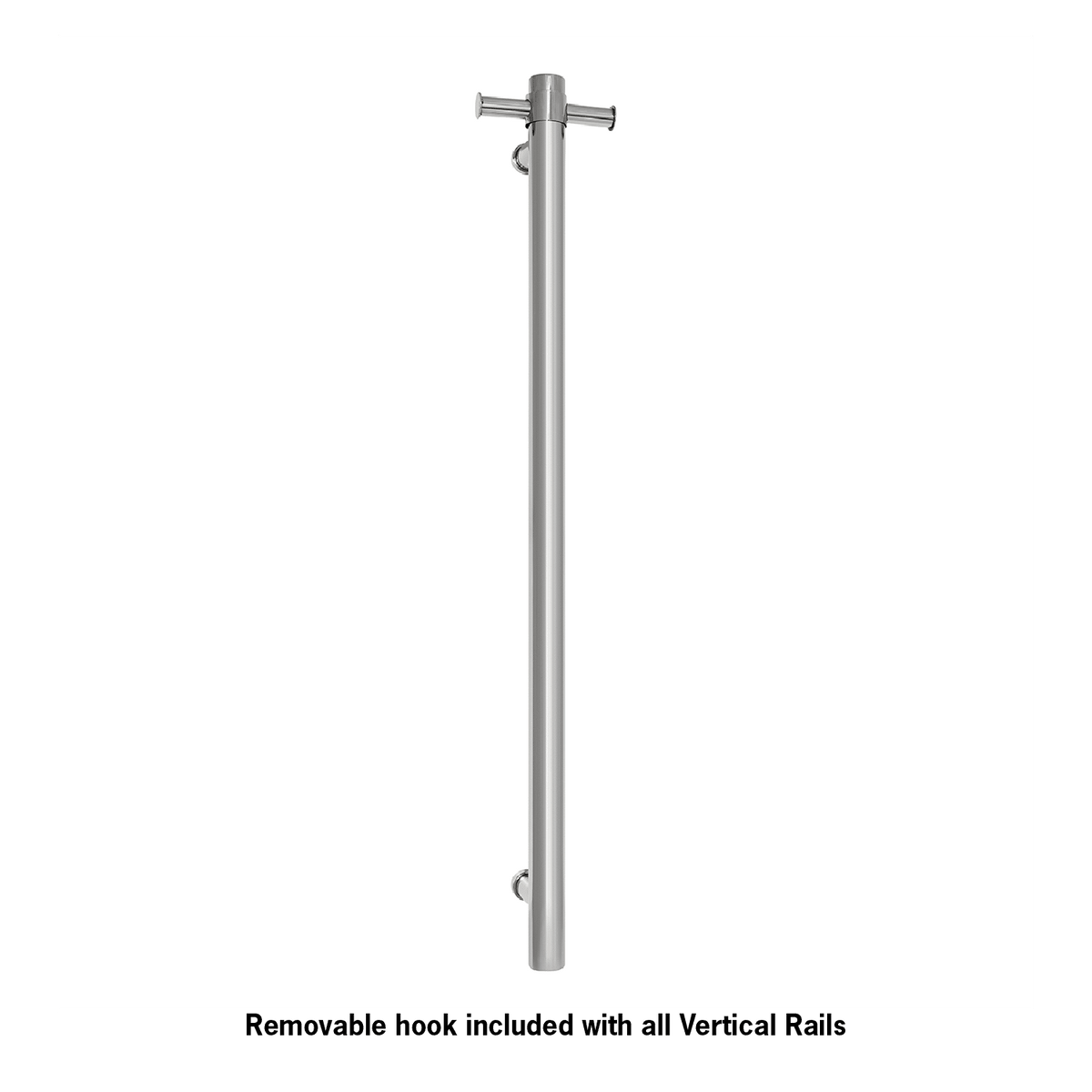 Thermorail Straight/Round 12Volt Vertical Bar With Optional Hook