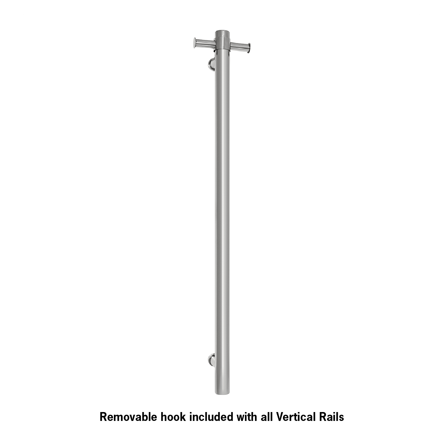 Thermorail Straight/Round 12Volt Vertical Bar With Optional Hook