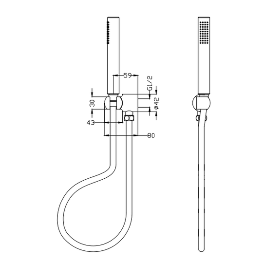 Bella Vista Mica Hand Shower