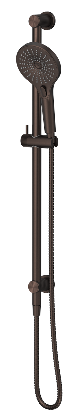 Bella Vista Mica Fluted Shower Rail - Inbuilt Inlet