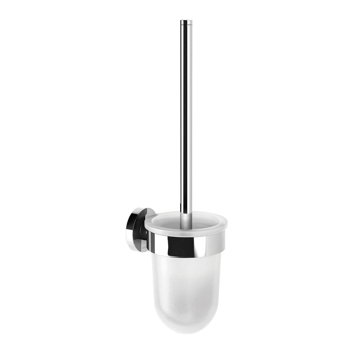 Phoenix Radii Toilet Brush &amp; Holder Round Plate
