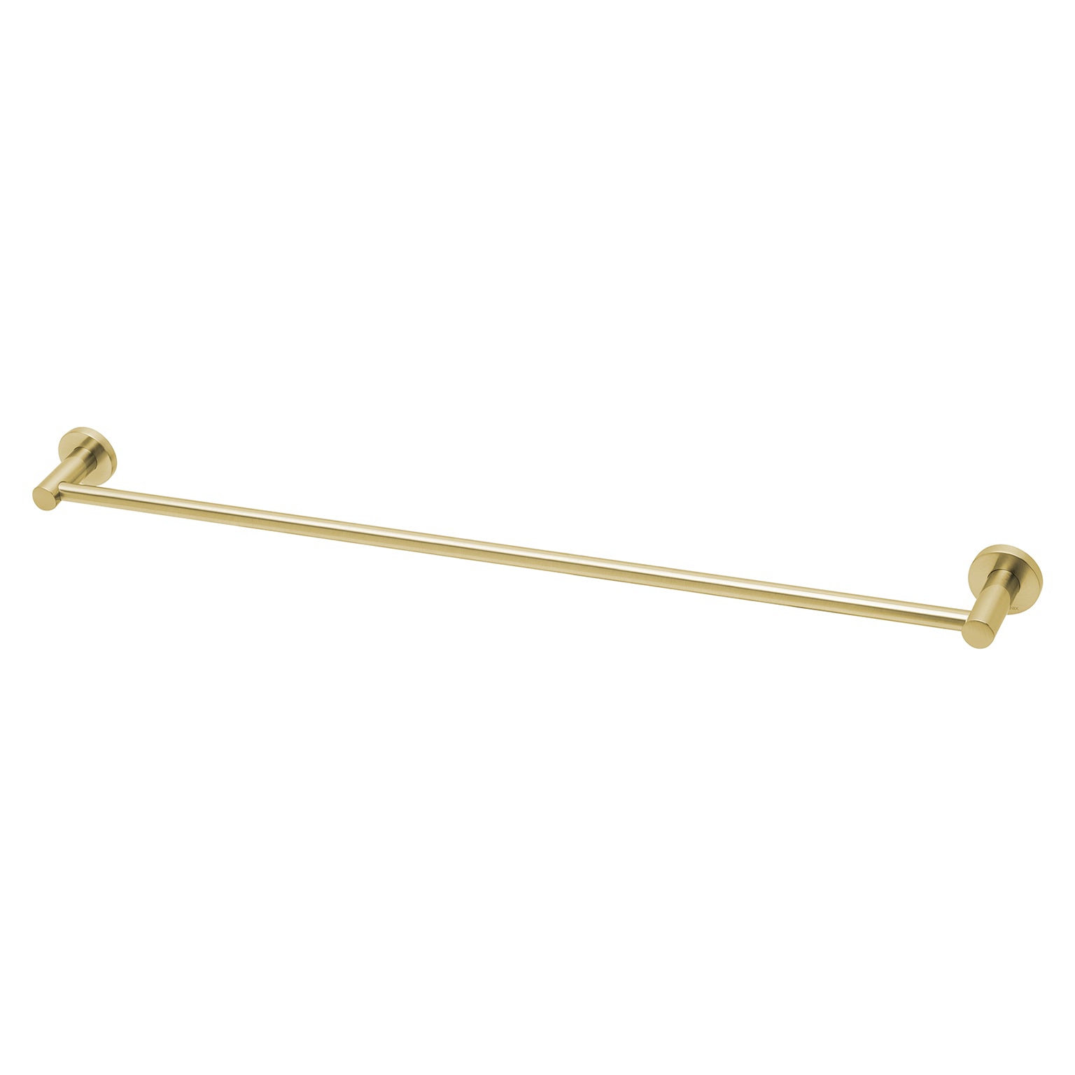 Phoenix Radii Single Towel Rail 800mm Round Plate