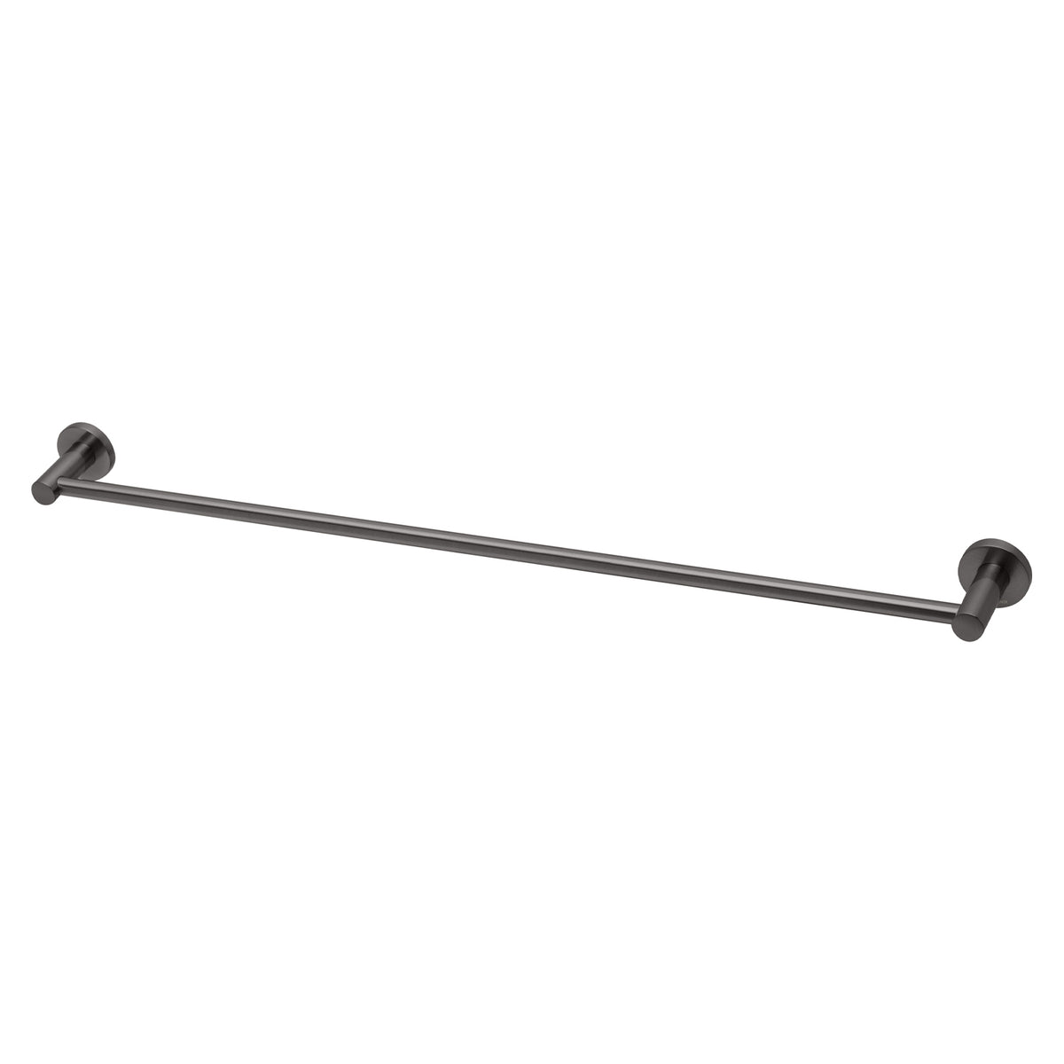 Phoenix Radii Single Towel Rail 800mm Round Plate