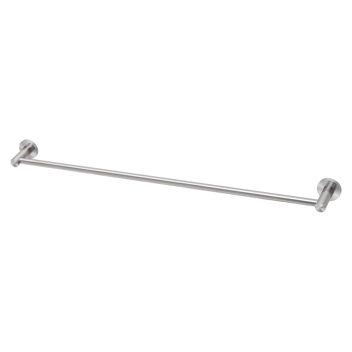 Phoenix Radii SS 316 Single Towel Rail 800mm Round Plate