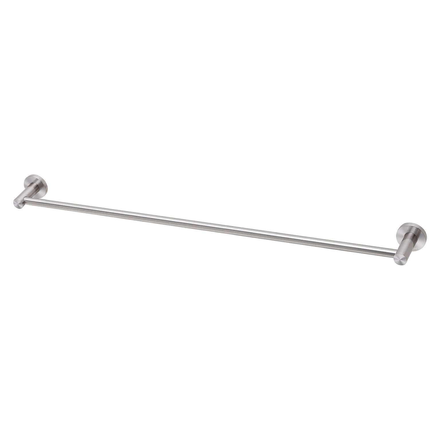 Phoenix Radii SS 316 Single Towel Rail 800mm Round Plate