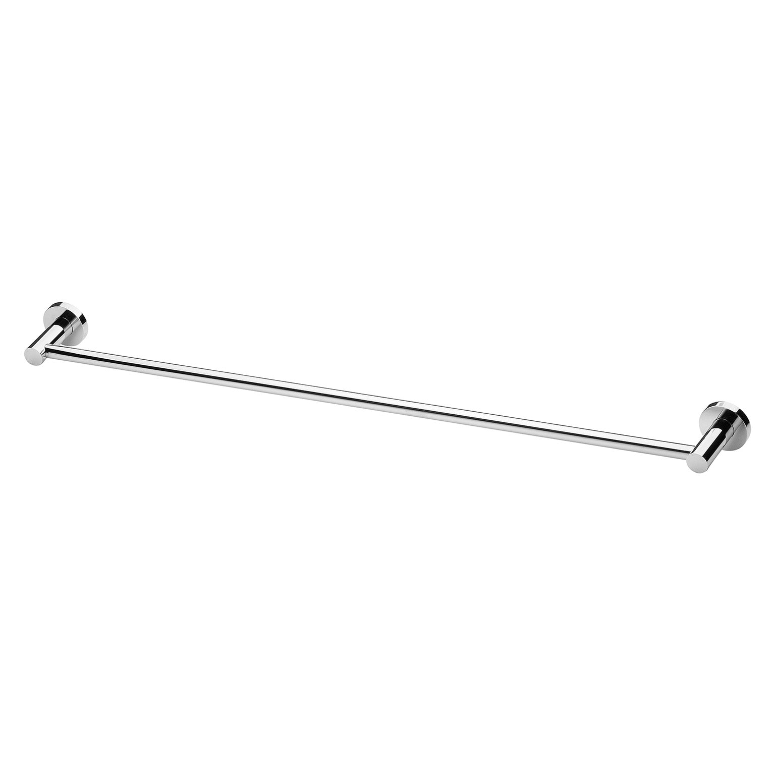 Phoenix Radii Single Towel Rail 800mm Round Plate