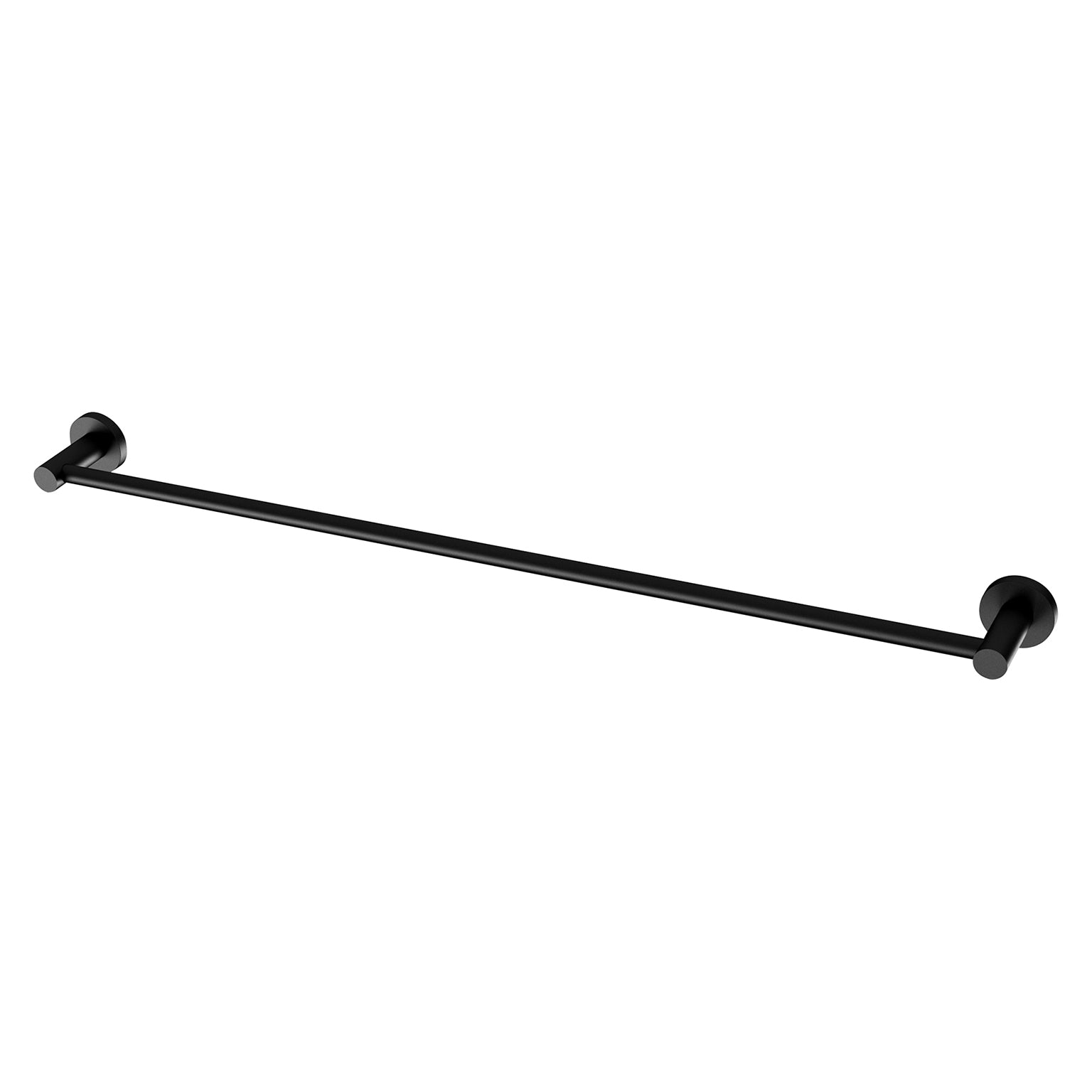 Phoenix Radii Single Towel Rail 800mm Round Plate