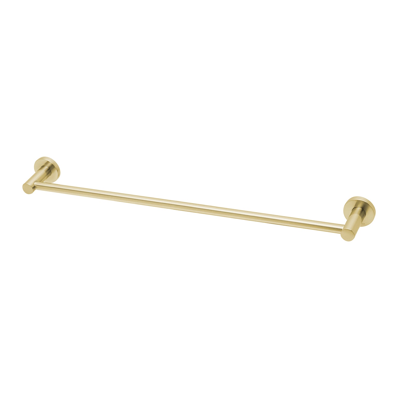 Phoenix Radii Single Towel Rail 600mm Round Plate