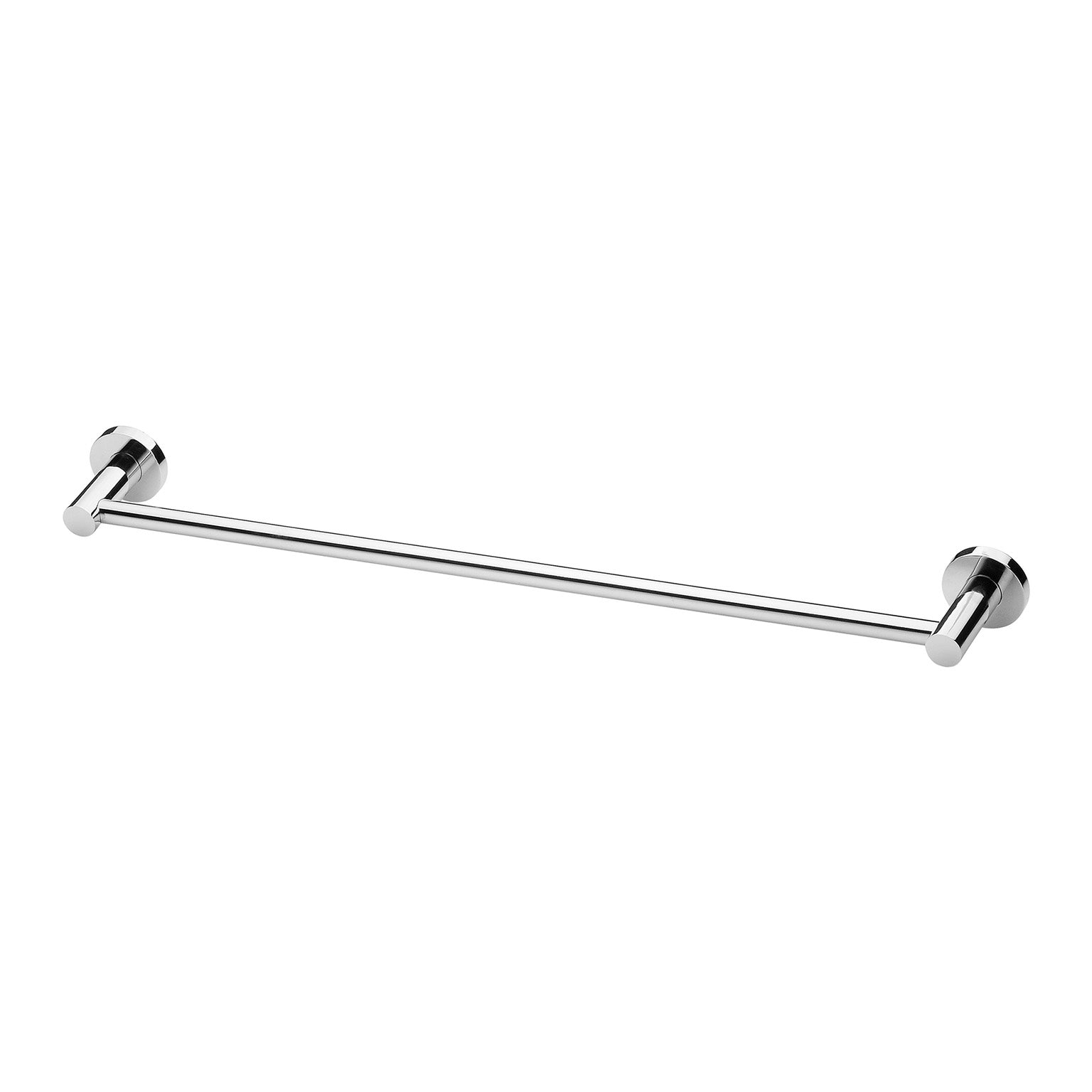 Phoenix Radii Single Towel Rail 600mm Round Plate