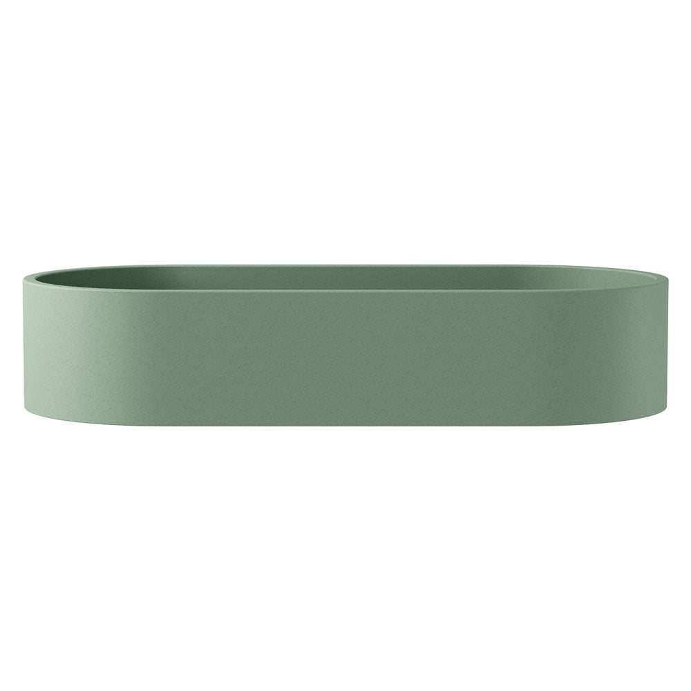 Fienza Jada Pill Concrete Above Counter Basin, Sage