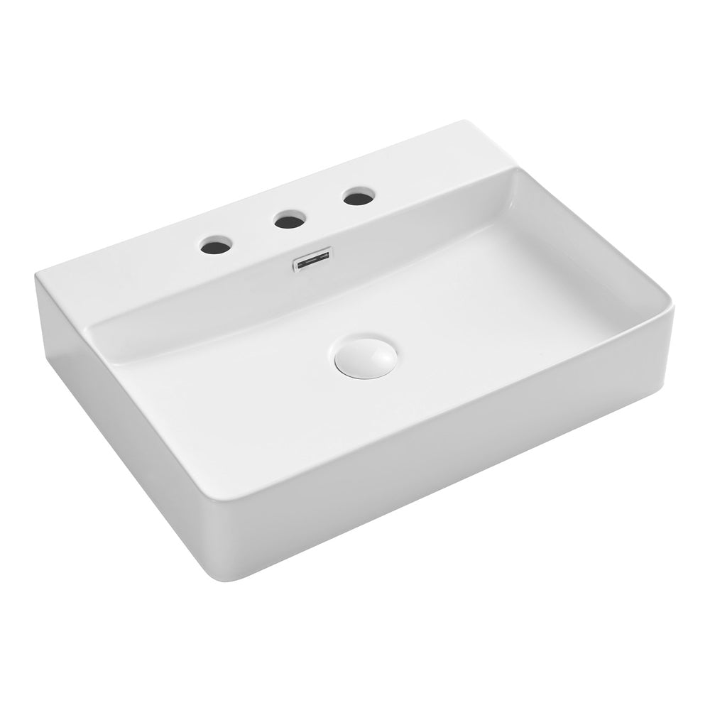 Fienza Petra 600 Above Counter Basin, 3 Tap Holes
