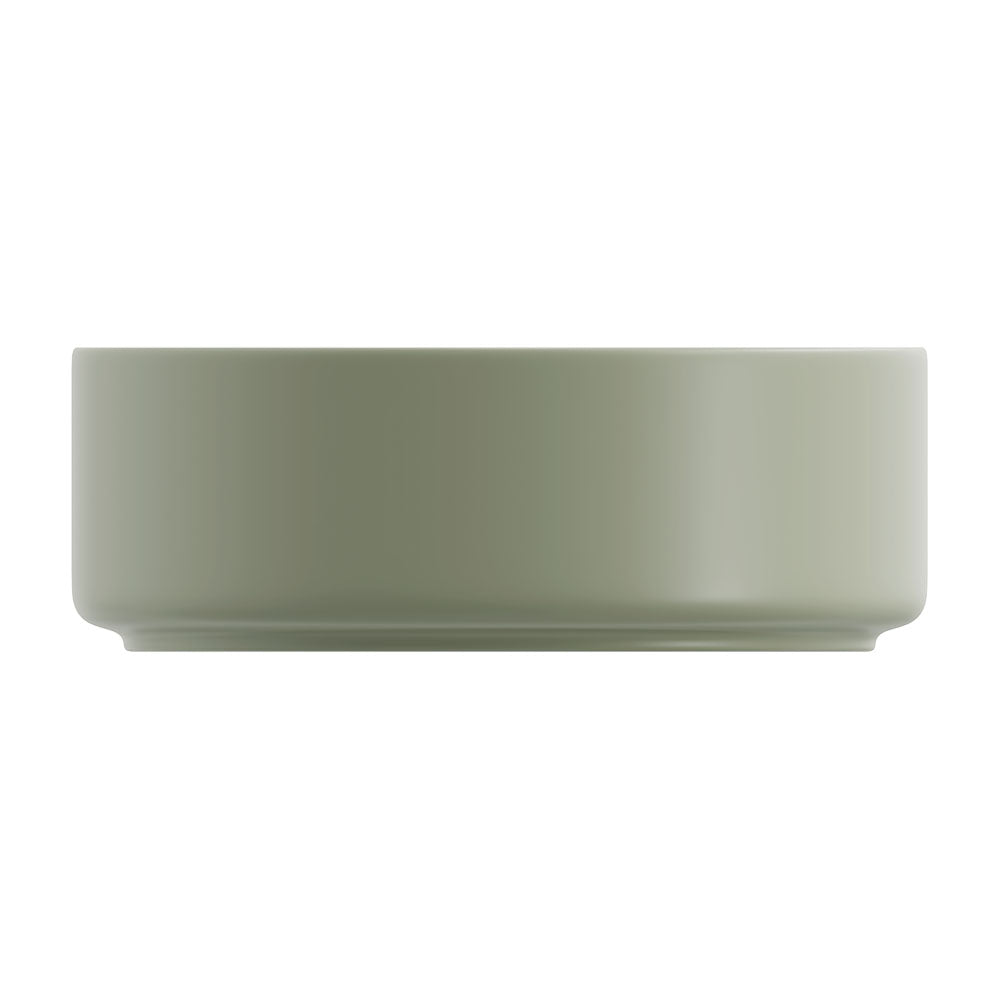 Fienza Reba Above Counter Basin, Matte Olive
