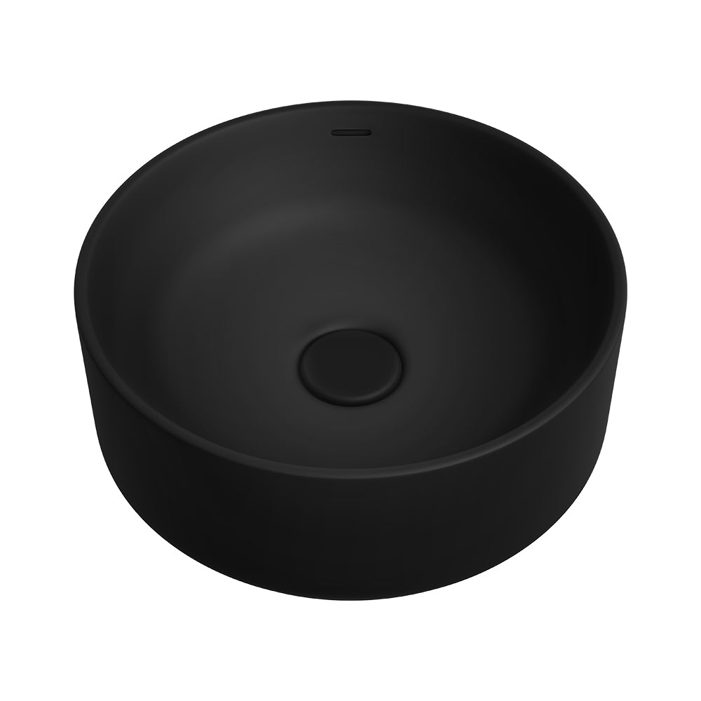 Fienza Reba Luxe Above Counter Basin, Matte Black