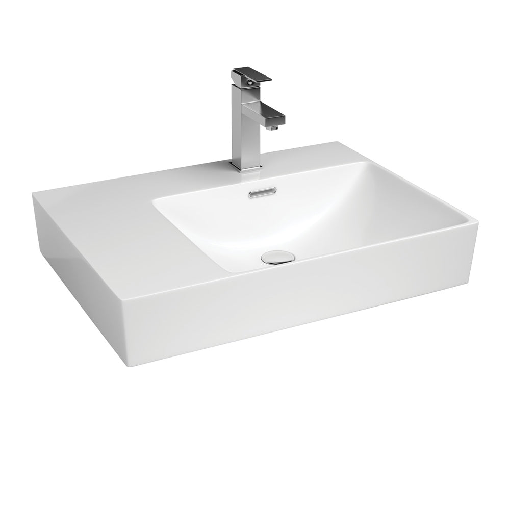 Fienza Tono Care Wall Basin, Right Bowl