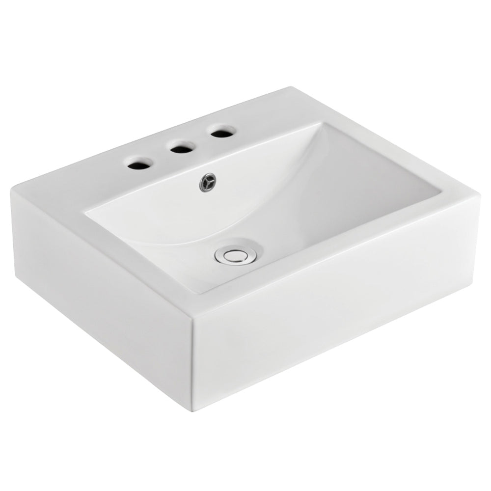 Fienza Willow Above Counter Basin, 3 Tap Holes