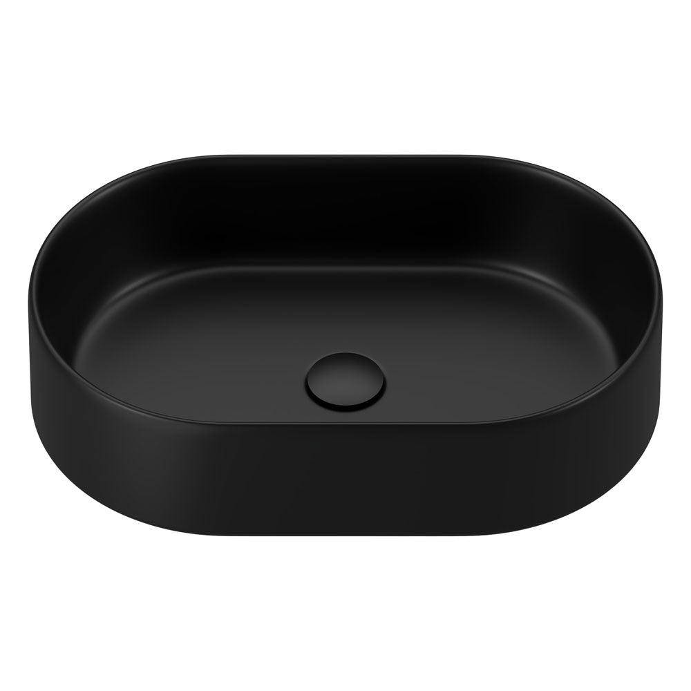 Fienza Aluca Pill Above Counter Basin, Matte Black