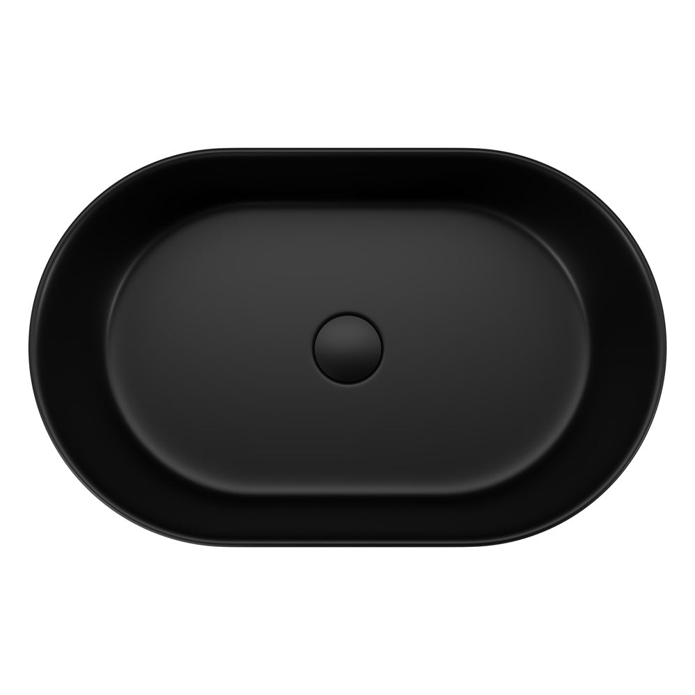 Fienza Aluca Pill Above Counter Basin, Matte Black