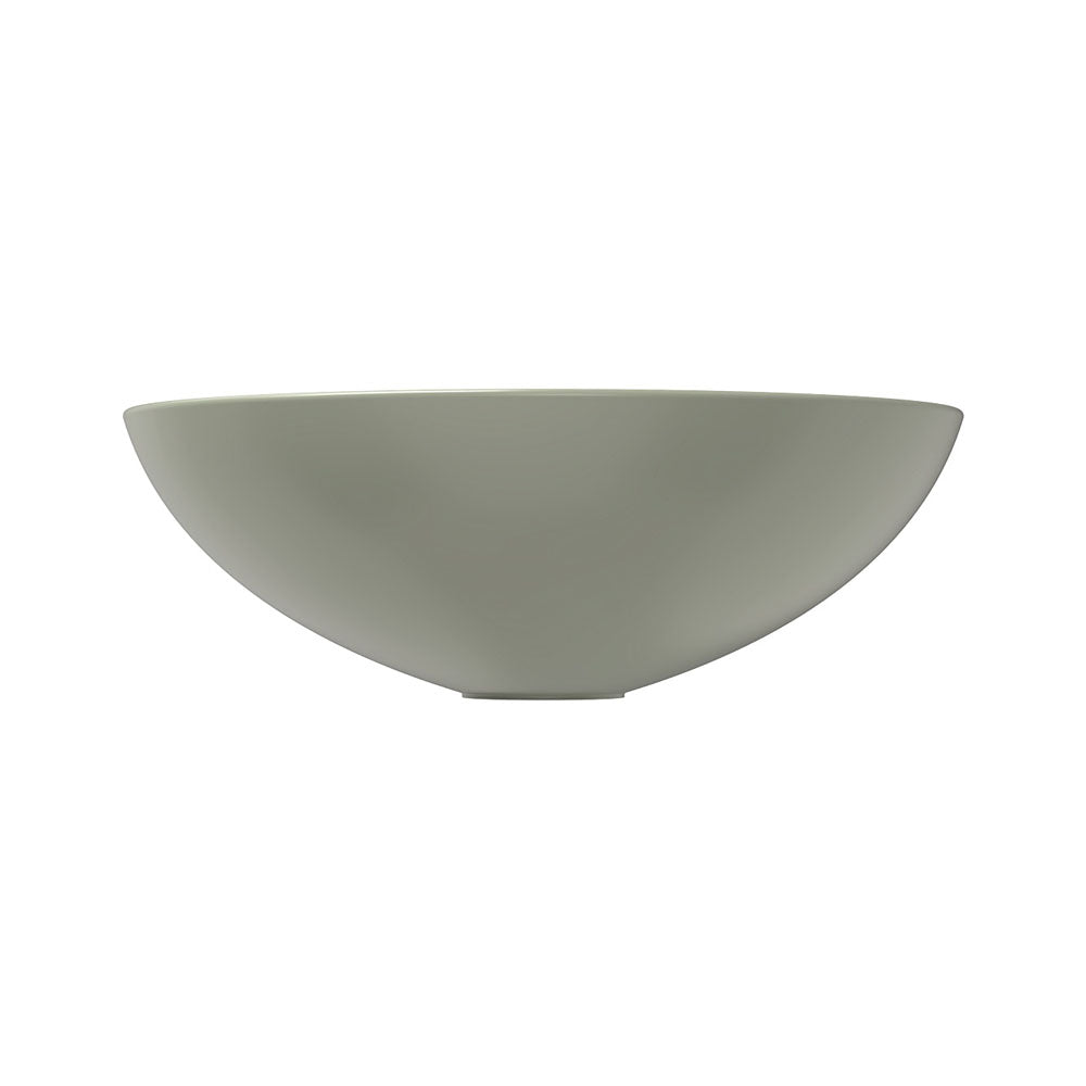 Fienza Aluca Above Counter Basin, Matte Olive