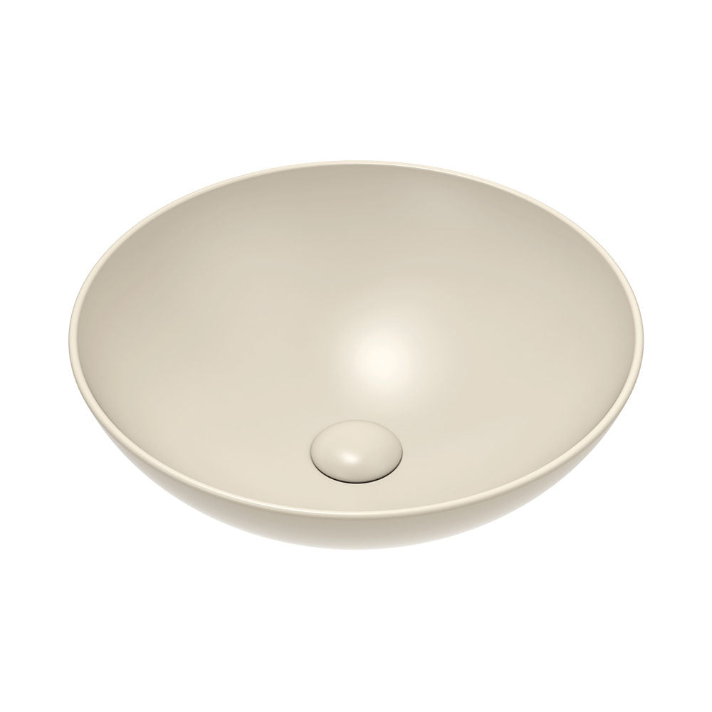 Fienza Aluca Above Counter Basin, Matte Khaki