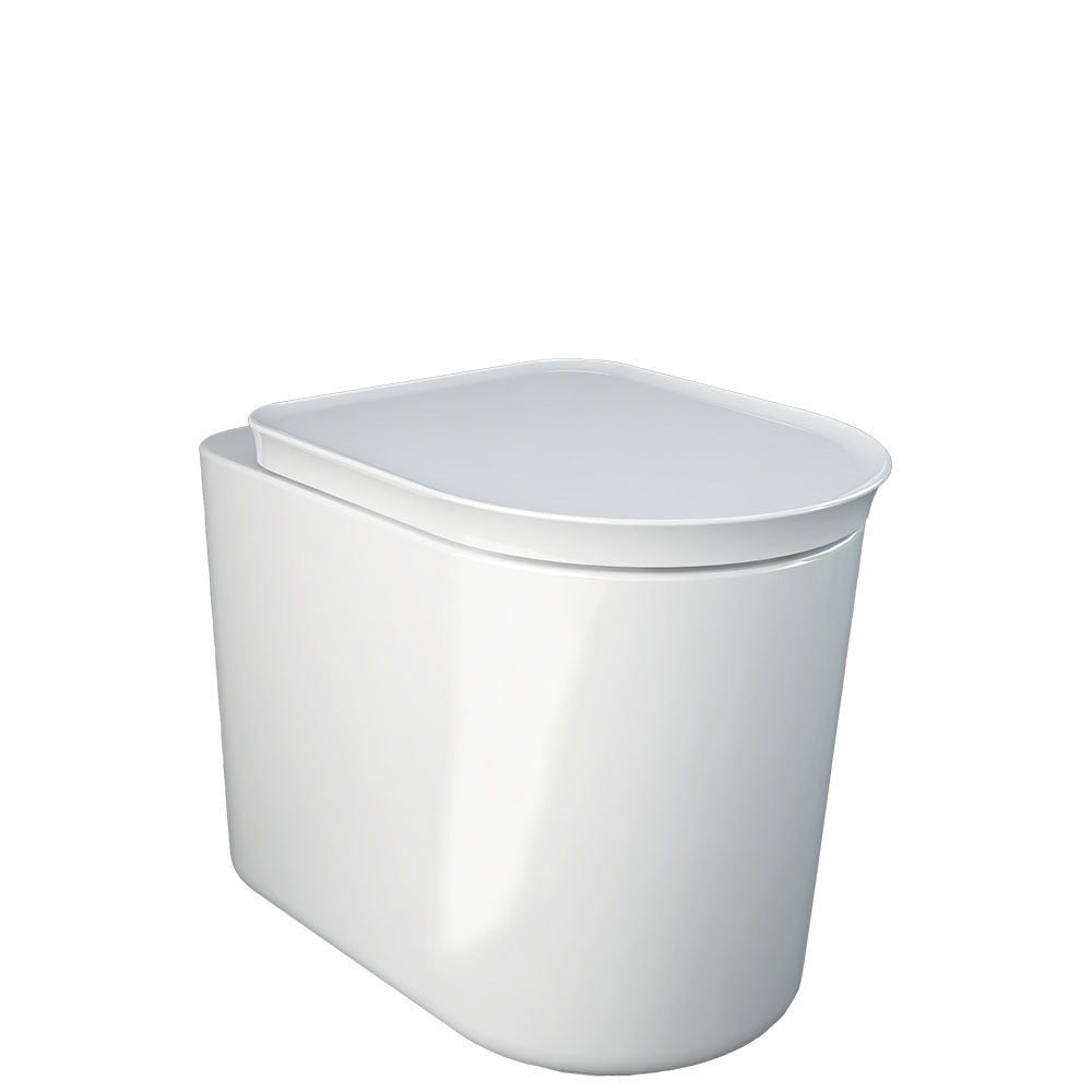 Fienza RAK Valet Wall-Faced Toilet, Alpine Gloss White