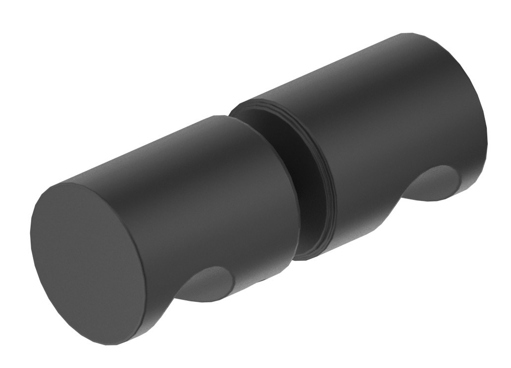Bella Vista Shower Screen Handle - Round - Black