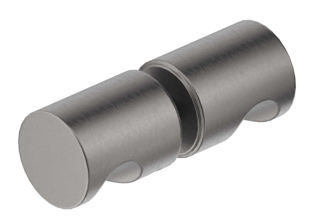 Bella Vista Shower Screen Handle - Round - Gun Metal