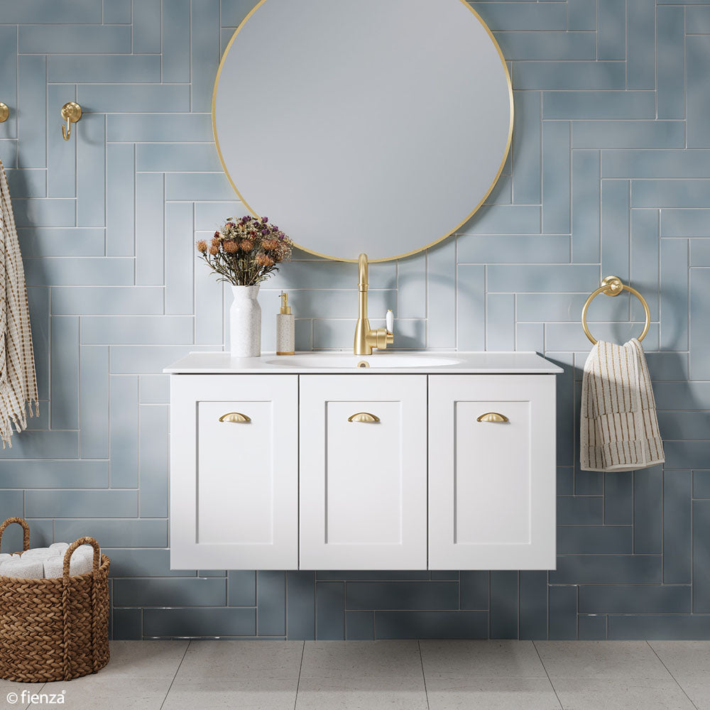 Rotondo Mila 900 Wall-Hung Vanity, Left Drawer