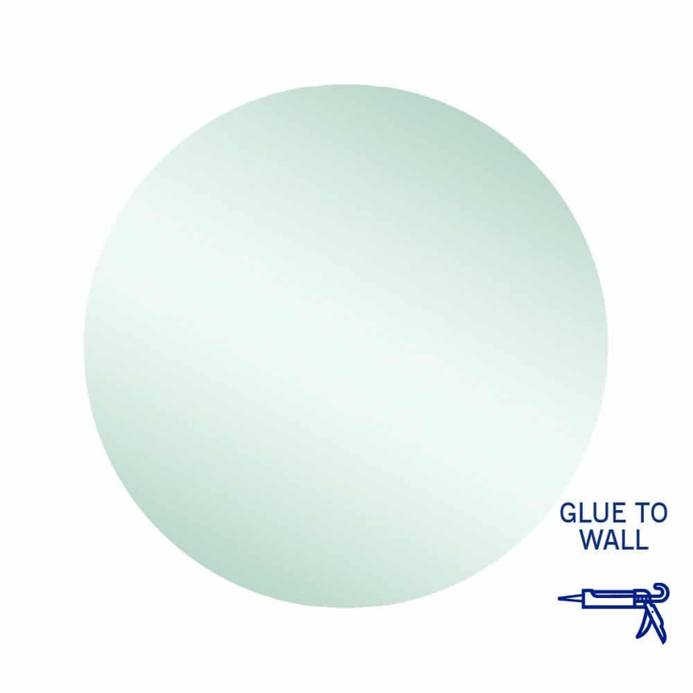 Rio Polished Edge Round Mirror
