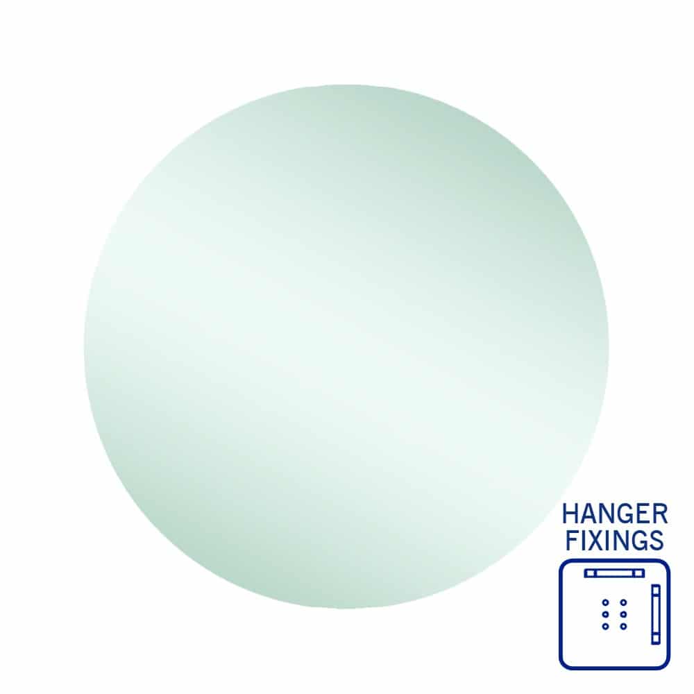 Rio Polished Edge Round Mirror