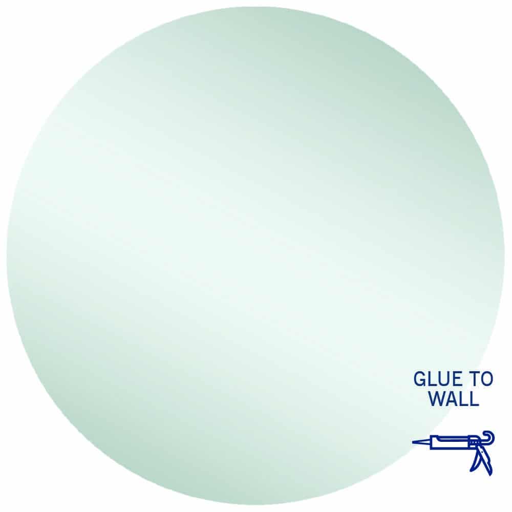 Rio Polished Edge Round Mirror