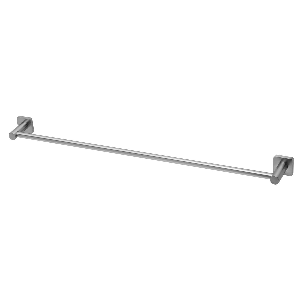 Phoenix Radii SS 316 Single Towel Rail 800mm Square Plate