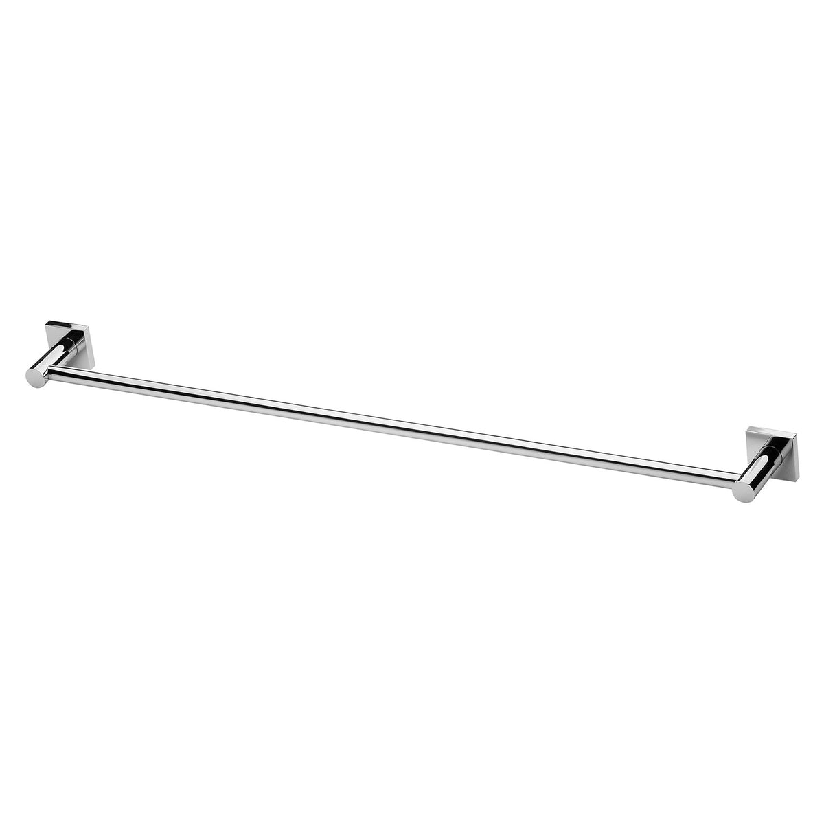 Phoenix Radii Single Towel Rail 800mm Square Plate