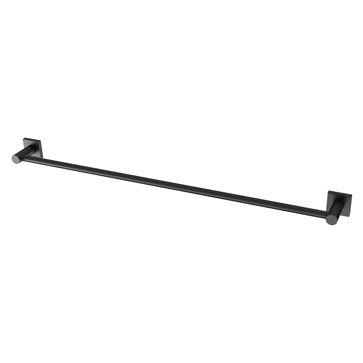 Phoenix Radii Single Towel Rail 800mm Square Plate