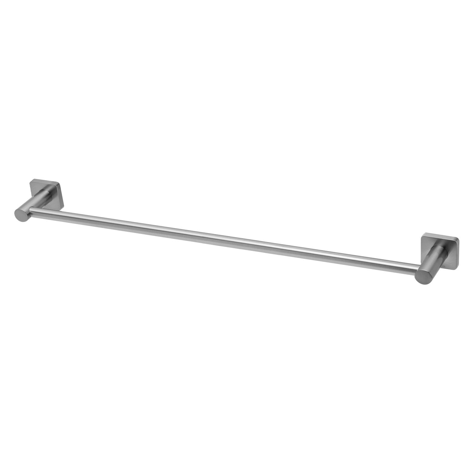 Phoenix Radii SS 316 Single Towel Rail 600mm Square Plate