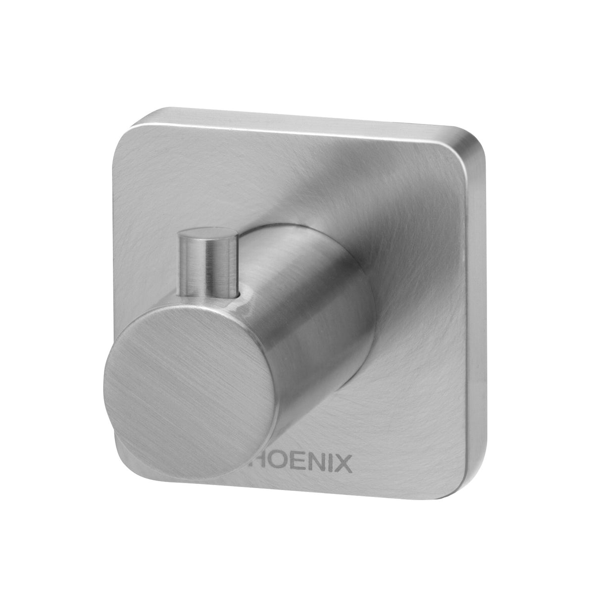 Phoenix Radii SS 316 Robe Hook Square Plate