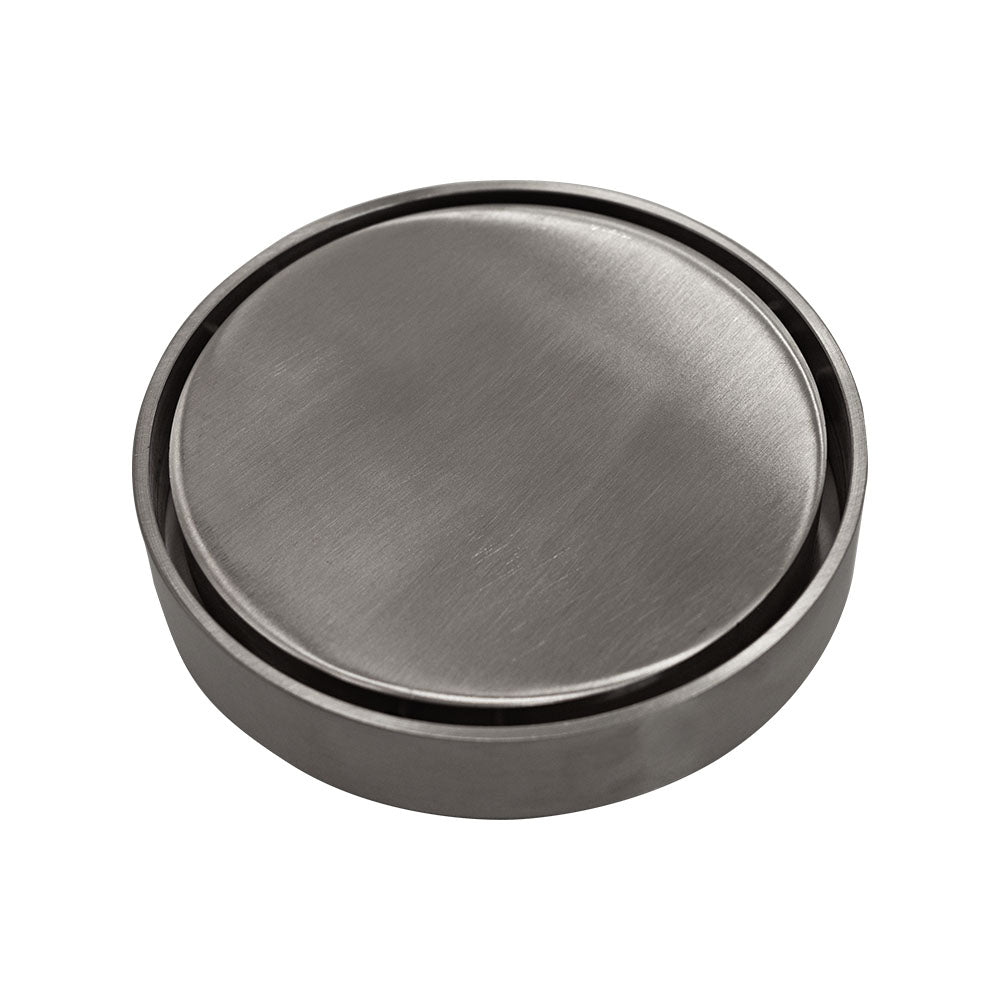 Round 2-in-1 Tile Bed Floor Waste, 88mm Outlet, Gun Metal