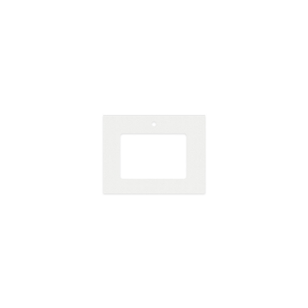 Fienza - Silica Free Stone Top, Rectangular Full Depth - Single Undermount