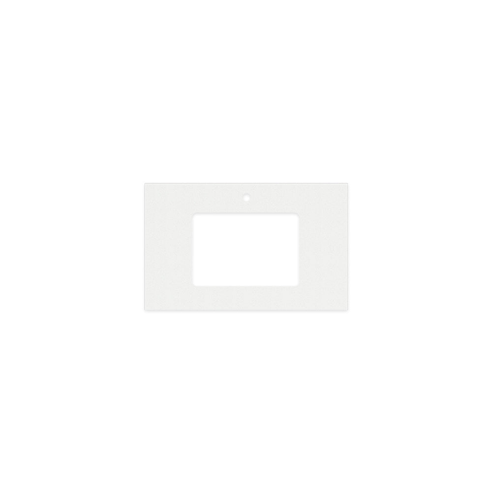 Fienza - Silica Free Stone Top, Rectangular Full Depth - Single Undermount